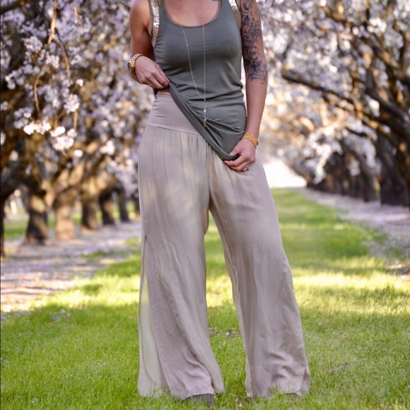 Scandal Pants - Fire silk pants